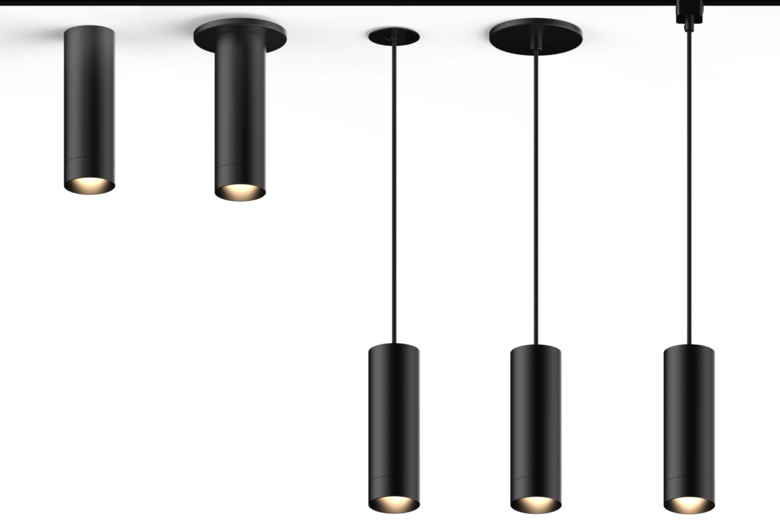 Cylinders - Pendant Light Fixtures - Lumenture LED Lighting